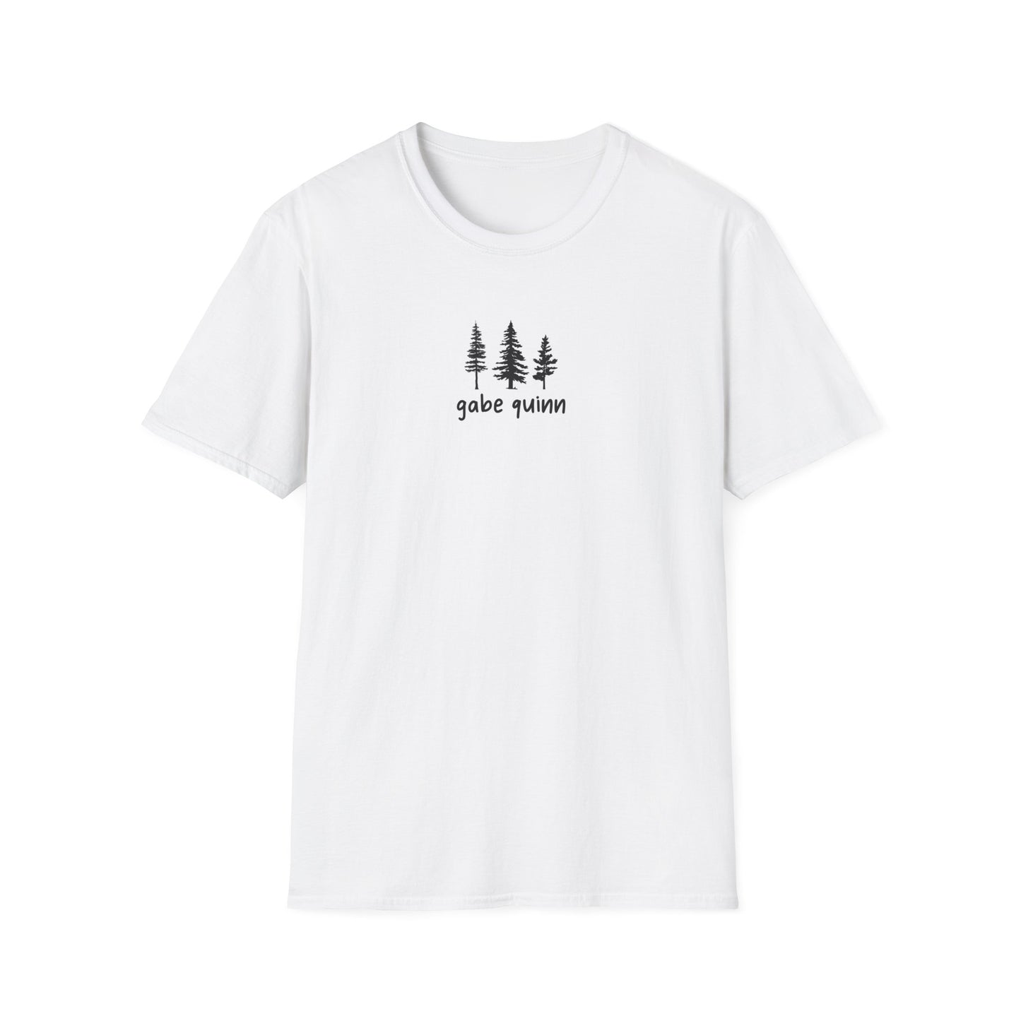 Nature-Inspired Unisex T-Shirt with Trees Design, Perfect for Outdoor Lovers, Casual Wear, Gifts, and Relaxed Style